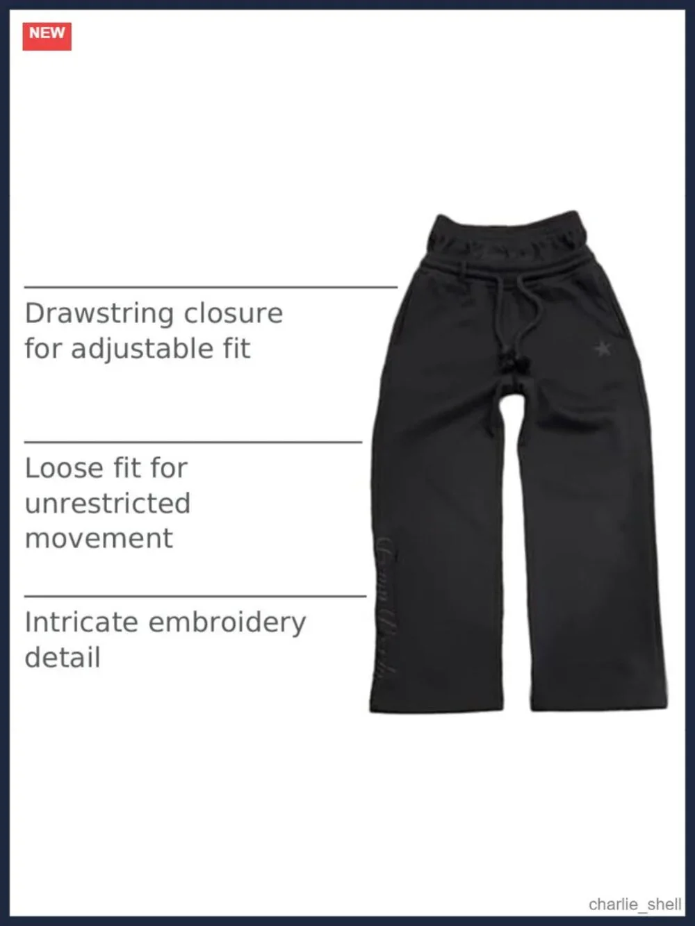 Y2K Wide Leg Sweatpants Drawstring Double Waisted Baggy Hip-Hop Pants